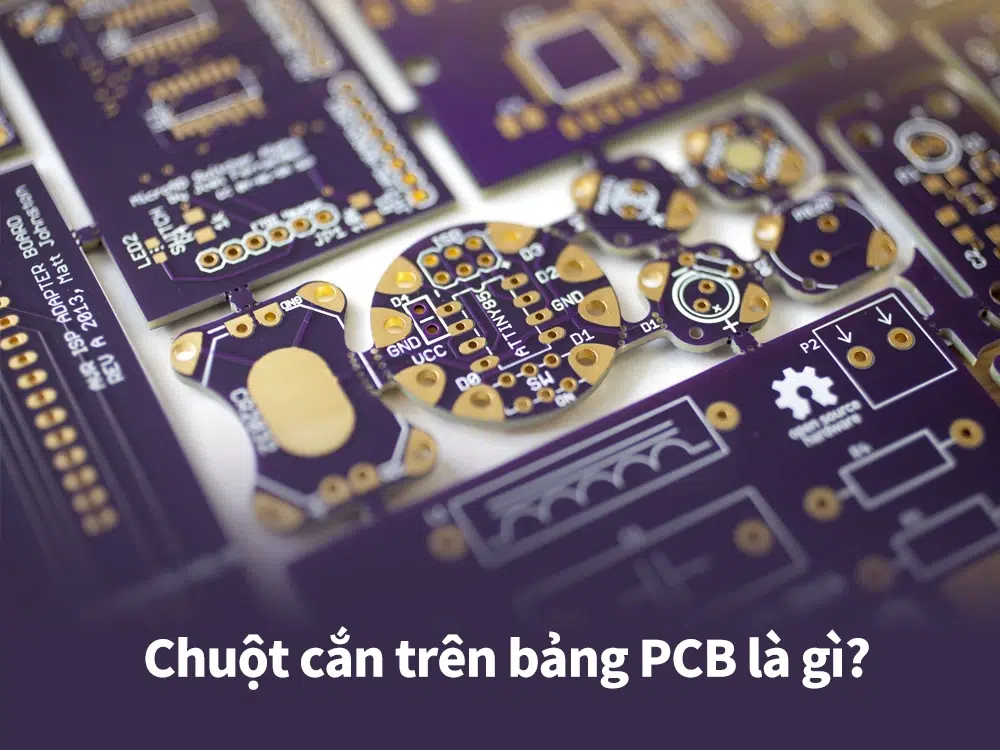 Chuột cắn trên bảng PCB là gì