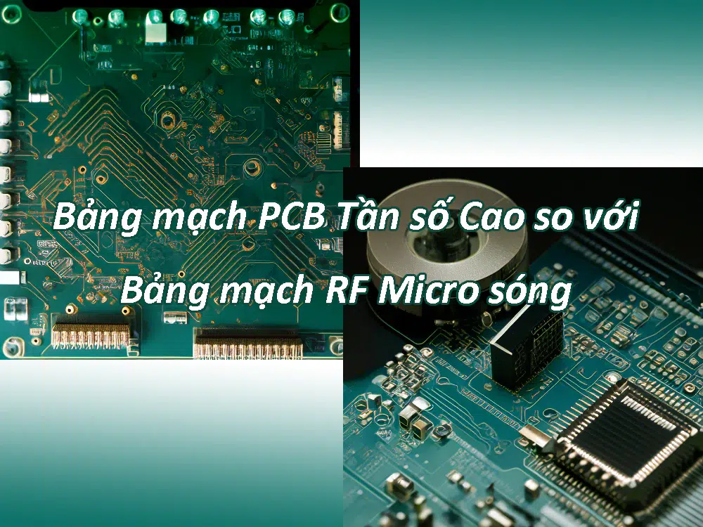 Bảng mạch PCB Tần số Cao so với Bảng mạch RF Micro sóng